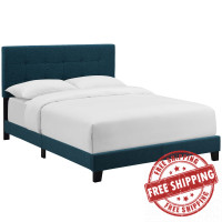 Modway MOD-6000-AZU Amira Full Upholstered Fabric Bed