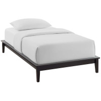 Modway MOD-6053-CAP Lodge Twin Wood Platform Bed Frame