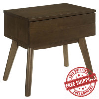 Modway MOD-6069-WAL Everly Wood Nightstand