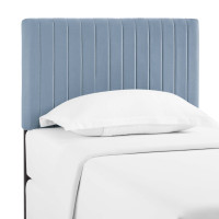 Modway MOD-6093-LBU Keira Twin Performance Velvet Headboard