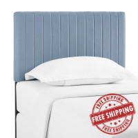 Modway MOD-6093-LBU Keira Twin Performance Velvet Headboard