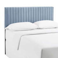 Modway MOD-6095-LBU Keira Full/Queen Performance Velvet Headboard