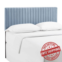 Modway MOD-6097-LBU Keira King/California King Performance Velvet Headboard