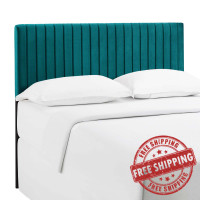 Modway MOD-6097-TEA Keira King/California King Performance Velvet Headboard