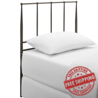 Modway MOD-6103-BRN Kiana Twin Metal Stainless Steel Headboard