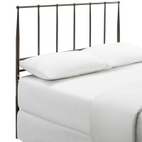 Modway MOD-6105-BRN Kiana Queen Metal Stainless Steel Headboard