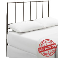 Modway MOD-6105-BRN Kiana Queen Metal Stainless Steel Headboard