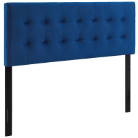 Modway MOD-6115-NAV Emily Full Biscuit Tufted Performance Velvet Headboard