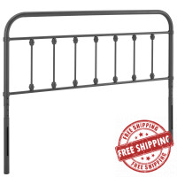 Modway MOD-6152-GRY Gray Sage Twin Metal Headboard