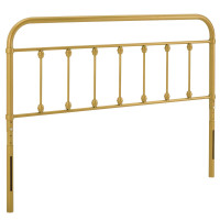 Modway MOD-6153-GLD Gold Sage Full Metal Headboard