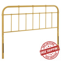 Modway MOD-6160-GLD Gold Alessia Twin Metal Headboard