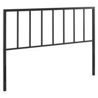 Modway MOD-6169-BLK Black Tatum Full Metal Headboard