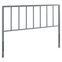 Modway MOD-6171-GRY Gray Tatum King Metal Headboard