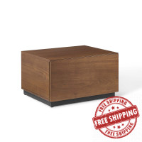 Modway MOD-6188-WAL Walnut Caima Nightstand