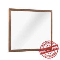 Modway MOD-6191-WAL Walnut Caima Mirror