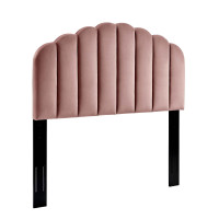 Modway MOD-6206-DUS Dusty Rose Veronique Twin Performance Velvet Headboard