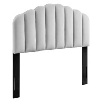 Modway MOD-6207-LGR Light Gray Veronique Full/Queen Performance Velvet Headboard