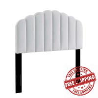 Modway MOD-6208-WHI White Veronique King/California King Performance Velvet Headboard