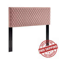 Modway MOD-6211-DUS Dusty Rose Angela King Performance Velvet Headboard