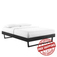 Modway MOD-6212-BLK Black Billie Twin Wood Platform Bed Frame