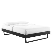 Modway MOD-6213-BLK Black Billie Full Wood Platform Bed Frame