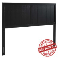 Modway MOD-6216-BLK Black Robbie Twin Wood Headboard