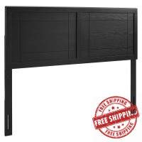 Modway MOD-6220-BLK Black Archie Twin Wood Headboard