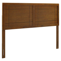 Modway MOD-6220-WAL Walnut Archie Twin Wood Headboard