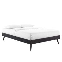 Modway MOD-6229-BLK Black Margo Full Wood Platform Bed Frame