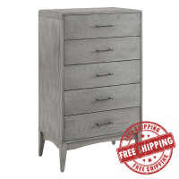 Modway MOD-6240-GRY Gray Georgia Wood Chest