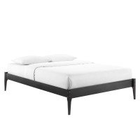 Modway MOD-6246-BLK Black June Queen Wood Platform Bed Frame