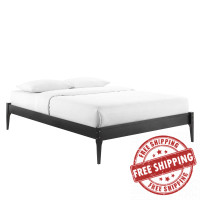 Modway MOD-6246-BLK Black June Queen Wood Platform Bed Frame