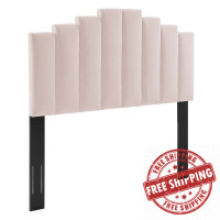 Modway MOD-6278-PNK Pink Noelle Performance Velvet King/California King Headboard