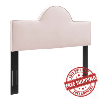 Modway MOD-6302-PNK Pink Dawn Twin Performance Velvet Headboard