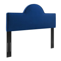 Modway MOD-6304-NAV Navy Dawn King/California King Performance Velvet Headboard