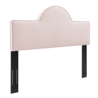 Modway MOD-6304-PNK Pink Dawn King/California King Performance Velvet Headboard