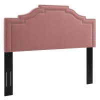 Modway MOD-6313-DUS Dusty Rose Lucia King/California King Performance Velvet Headboard