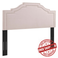 Modway MOD-6313-PNK Pink Lucia King/California King Performance Velvet Headboard