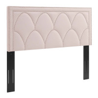 Modway MOD-6322-PNK Greta Performance Velvet King/California King Headboard Pink