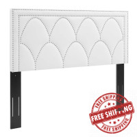 Modway MOD-6322-WHI Greta Performance Velvet King/California King Headboard White