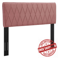 Modway MOD-6345-DUS Leila King/California King Headboard Dusty Rose