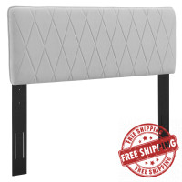 Modway MOD-6345-LGR Leila King/California King Headboard Light Gray