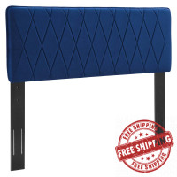 Modway MOD-6345-NAV Leila King/California King Headboard Navy