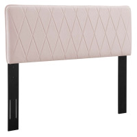 Modway MOD-6345-PNK Leila King/California King Headboard Pink