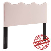 Modway MOD-6519-PNK Athena Performance Velvet Twin Headboard Pink