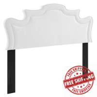 Modway MOD-6573-WHI Evangeline Performance Velvet King/California King Headboard White