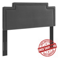 Modway MOD-6574-CHA Transfix Performance Velvet Twin Headboard Charcoal