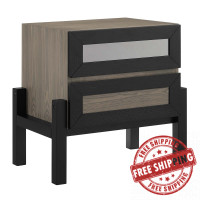 Modway MOD-6681-OAK Merritt Nightstand Oak