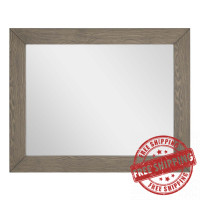 Modway MOD-6684-OAK Merritt Mirror Oak