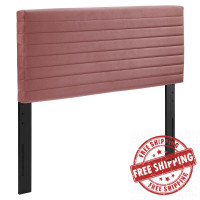 Modway MOD-7023-DUS Tranquil Twin Headboard Dusty Rose